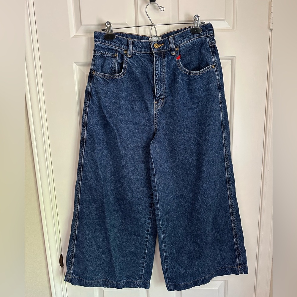 We The Free Curvy Gia Wide Leg Cropped Jeans